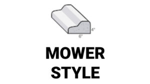 Mower Style Curbing