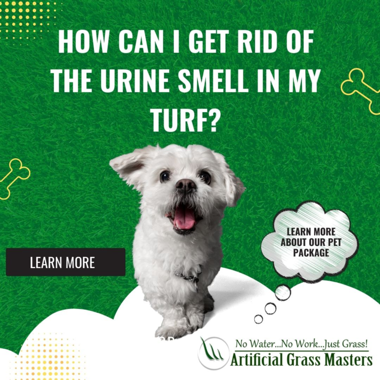 How Can I Get Rid Of The Pet Urine Smell In My Artificial Turf?