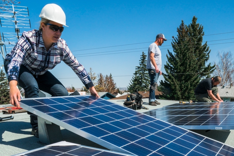 Home Solar Panels Installed