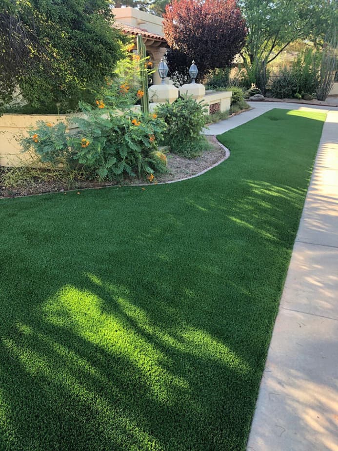 front yard synthetic turf